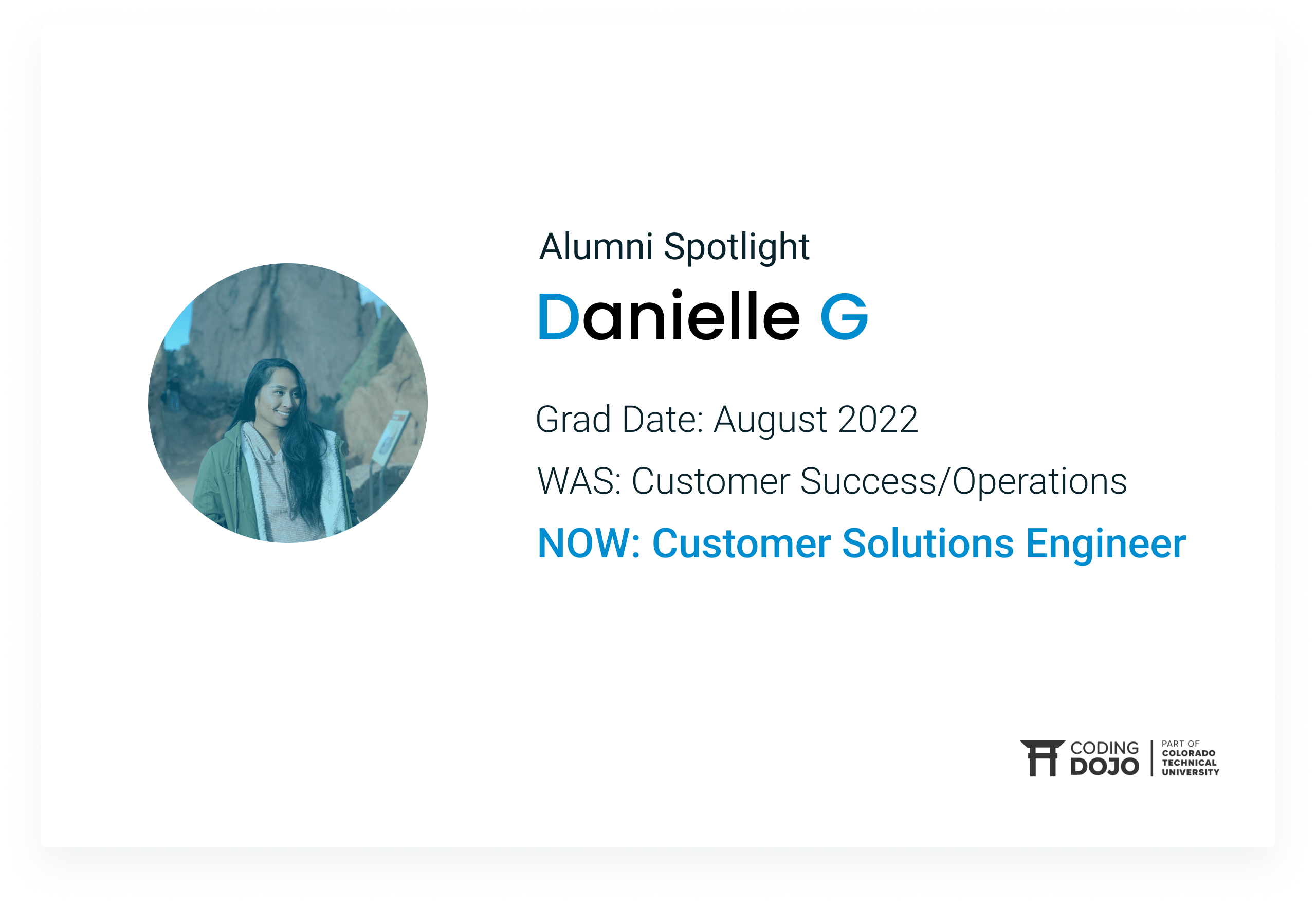 From Customer Success to Customer Solutions Engineer | How Alumni Danielle G Advanced Her Career Path